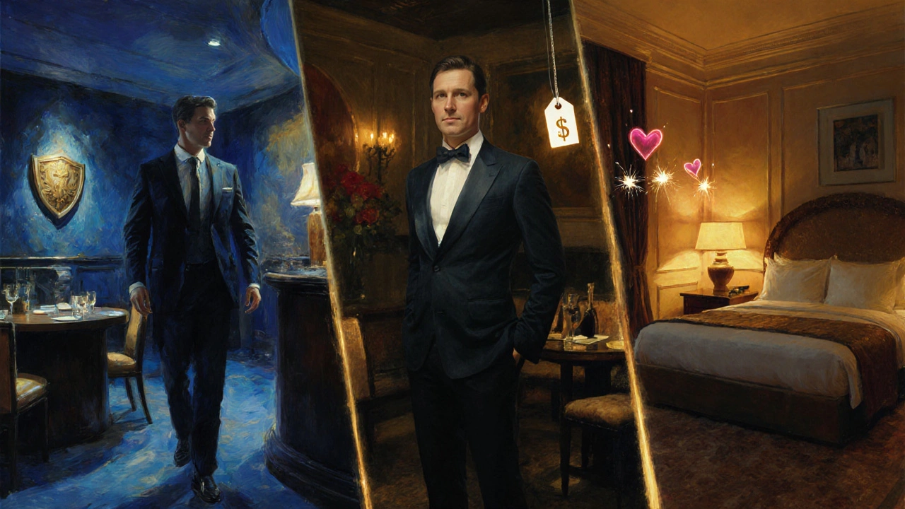 Three London night scenes highlighting safety, transparent pricing, and chemistry features.